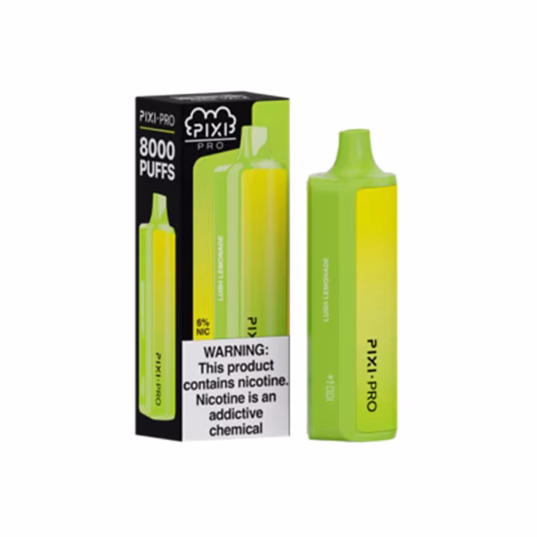 lush lemonade Pixi Pro Disposable 8000 Puffs 14mL 60mg