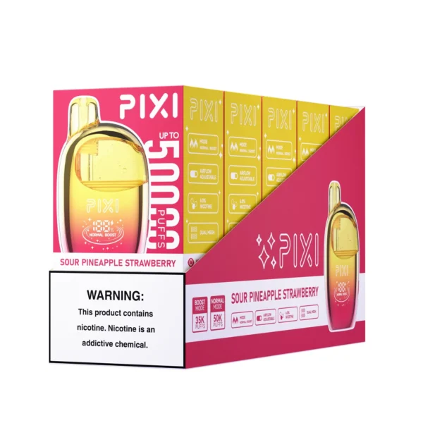 sour pineapple strawberry pixi pro vape
